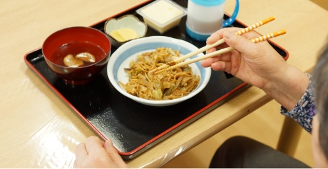 口腔体操・昼食・静養